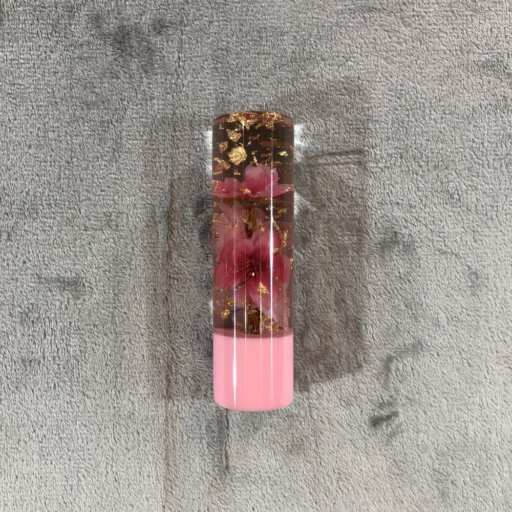 5.5 Inch Flower Shift Knob Resin Pink Handmade 12mmx1.25 Nissan Toyota Mazda